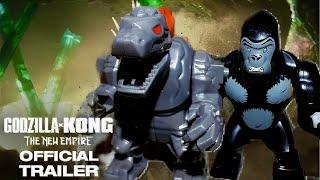 Godzilla x Kong The New Empire Trailer in LEGO Stop Motion