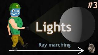 Godot 4 Shading the ray marched shapes based on lights