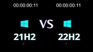 Windows 10 22H2 vs 21H2 Speed Test Which Is Faster?