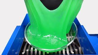 SHREDDING MEGA SLIME... SATISFYING ASMR VIDEO...