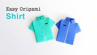 how to fold paper shirt I easy & fun origami