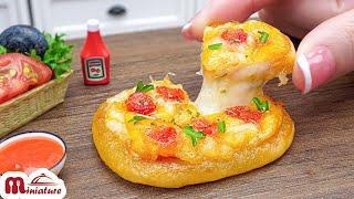 Super Tasty Miniature Rectangle Pepperoni Pizza Recipe  ASMR Cooking Mini Food