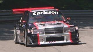 Best of Sound at Hillclimb La Roche 2013 Mercedes JUDD V8 Nissan 200 Porsche 935 Delta S4 ...