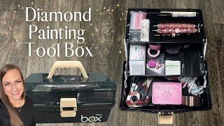 Diamond Painting Tool Box My diamond painting essentials and how I store them