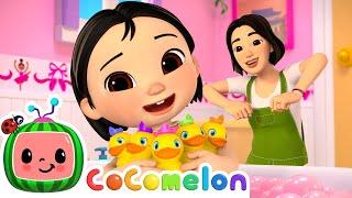 Five Little Ducks in the Bath Song  CoComelon Nursery Rhymes & Kids Songs