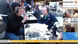 Super Bowl LII Radio Row Joe Theismann Spice Adams & Pete Prisco From CBS