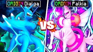 ORIGIN Dialga Vs ORIGIN Palkia in Minecraft PIXELMON