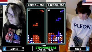 GOT TO GO ALL IN Sidnev Dengler  Apr 24 Rd 1  Classic Tetris Monthly Masters