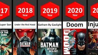 Evolution of DC Animated Movies 2023  STATS #comparison #comparisonvideo