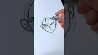 Drawing ASMR Goku RIP Akira Toriyama #shorts