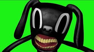 Cartoon dog and Cartoon cat Jumpscare Green screen YEES I DELETED THE VIDEO AGAIN FOR REASONS