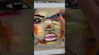 African lady painting tutorial #painting #howtopaint #abstractart #africanart