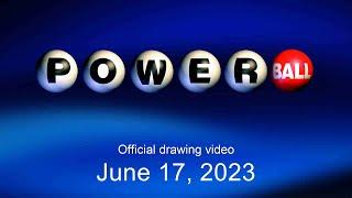 Powerball drawing for June 17 2023