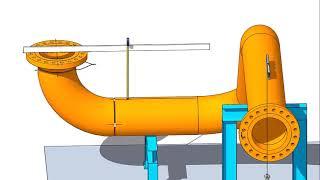 HOW TO FIT UP A LARGE FLANGE HORIZONTALLY ON AN EXISTING PIPE SPOOL  TUTORIAL FOR BEGINNERS