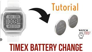 Timex battery change