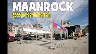 MAANROCK MECHELEN  STAGE CONSTRUCTION  AUGUST 2023