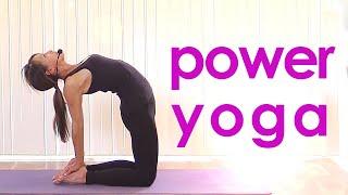 Power Yoga Workout  Simple Strong Yoga Flow Class