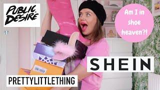 Public Desire SHEIN & PrettyLittleThing - Sassy Shoe Try-On Haul