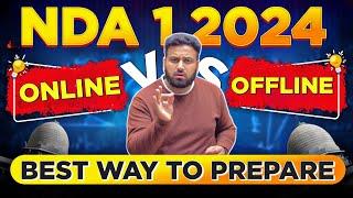 Best Source For NDA Preparation 2024 Online Vs Offline Which Best Way To Prepare- Learn With Sumit