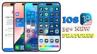 IOS 18 - 35+ New Features and Changes New Control Center Widgets Dark App Icons and more