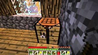 minecraft выживание в плоском мире Часть 1.