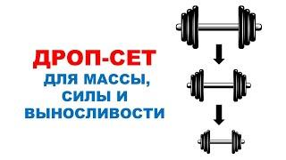 ДРОП СЕТ влияние на мышечную массу силу и выносливость  Обзор исследования