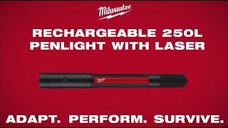 Milwaukee® Rechargeable 250L Penlight with Laser