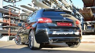 Peugeot 308 GTi 1.6 270 Hp - Sound with Supersprint full exhaust system