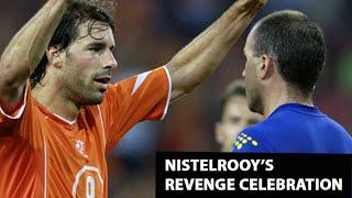 Ruud Van Nistelrooy revenge celebration