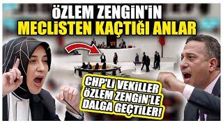 CHPli Başarır Özlem Zengine Haddini Bildirdi Özlem Zengin Koşarak Meclisten Kaçtı