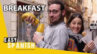 Breakfast in Slow Spanish  Super Easy Spanish 105