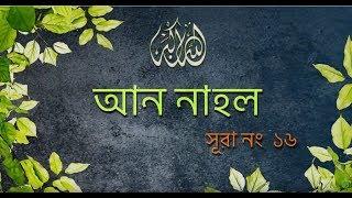 Surah An-Nahl 16  Bangla Translation of Quran  সূরা আন নাহল  الْنَّحْل  noor Light of Islam