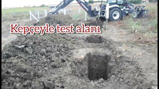 define arama çubuklarıalan tarama kepçeyle test alanı