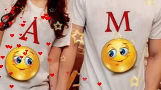 A&M Letters name video song full HD & WhatsApp status video