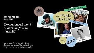 Paris Review Issue No. 237 Launch Event