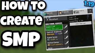 How to Make an SMP for MCPE 1.19 UPDATED VIDEO IN DESCRIPTION