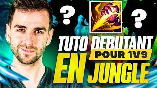 TUTO DÉBUTANT À PLAT  LE SECRET POUR CARRY 1v9 EN JUNGLE  Perso Astuces etc