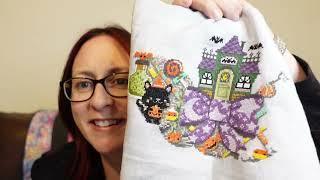 Flosstube #78 September 2024 cross stitch update