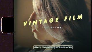 NEW Vintage Film Editing Pack Super 8 Overlays Grain LUTs Film Burns and more