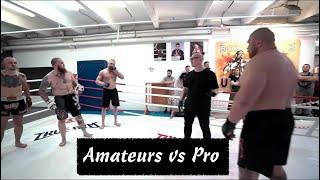 3 Amateurs Challenge 1 Professional In Hilarious MMA Match