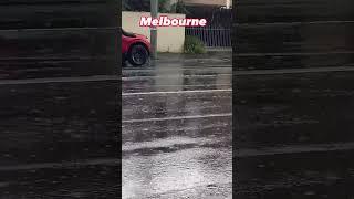 Rainy weather Melbourne Australia #shorts