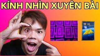 kính áp tròng nhìn xuyên bài mới nhất  kính mỹ 12 D mới nhất 2024 nhìn xuyên lá bài