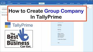 How to Create Group Company In TallyPrime