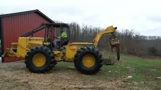 #1354 - John Deere 548D Turbo Skidder for sale