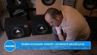 Whats the difference between sealed and ported subwoofer enclosures?  Crutchfield Video