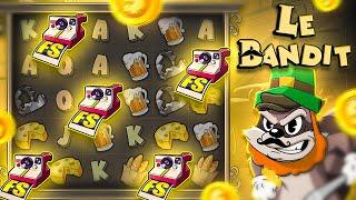 INSANE *RARE* 5 SCATTER LE BANDIT BONUS