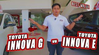 2021 Innova E Vs G  Mas worth it si E ?