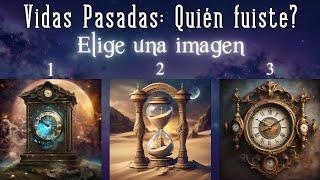 ELIGE UNA CARTA ⏳️️ QUIÉN FUISTE EN TUS VIDAS PASADAS?  TAROT INTERACTIVO ATEMPORAL