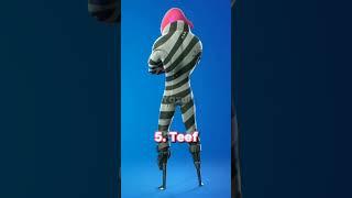 Top 10 WORST Fortnite Skins From Chapter 2