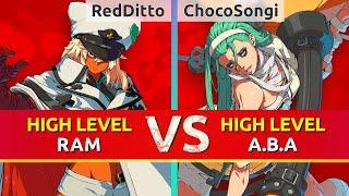 GGST ▰ RedDitto Ramlethal vs ChocoSongi A.B.A. High Level Gameplay